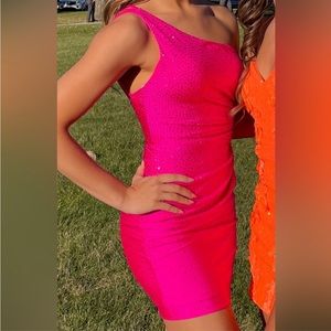 Pink Sherri Hill 55199